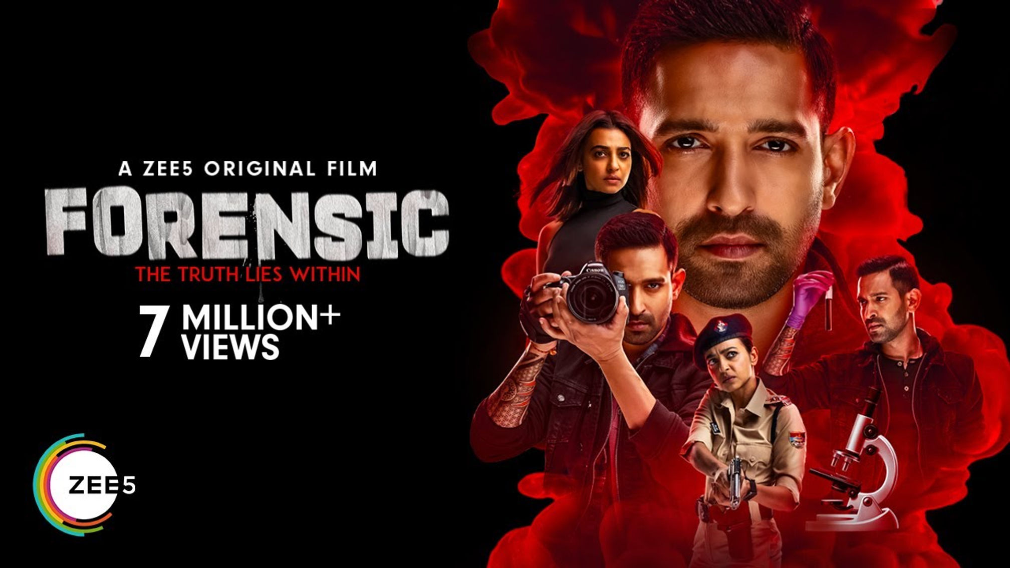 FORENSIC  OFFICIAL TRAILER HD  A ZEE5 Original Film  Vikrant M  Radhika A  Premiers 24th June_1080p